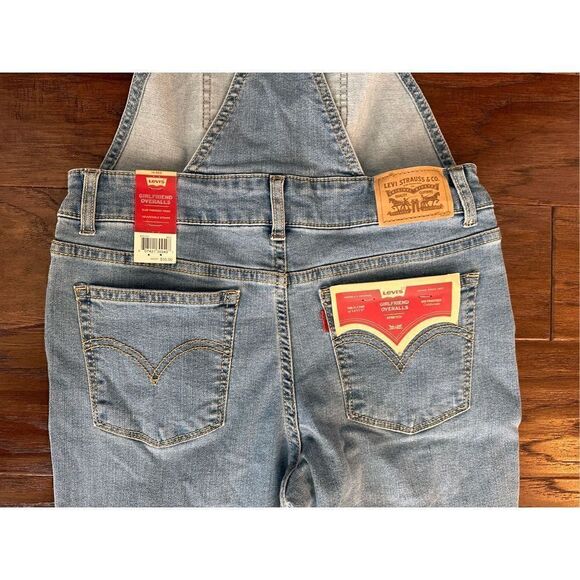 NWT Levi’s Girls Girlfriend Overalls - Picture 7 of 7